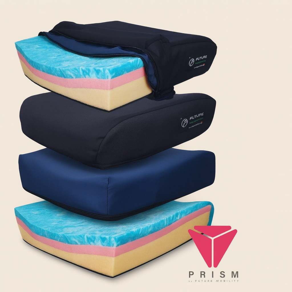 Prism Supreme Heavy Duty Wheelchair Cushion – 500 lb Capacity, Superior Pelvic Stability