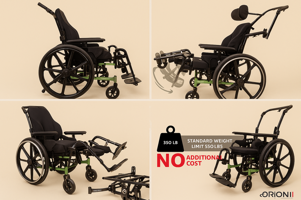 Orion II Tilt-in space wheelchair