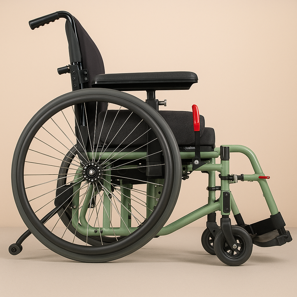 Galaxy Lite folding wheelchair - Future Mobility Products